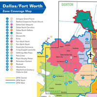 Time Warner Cable Media Sales Zone Coverage Map